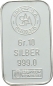 Preview: 10 Gramm Silberbarren Argor SA - Chiasso